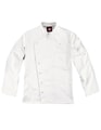 Heren Koksbuis CG Workwear Turin Classic Wit